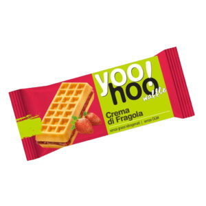 Yoohoo! Waffle Ripieno di Crema alla Fragola 50gr
